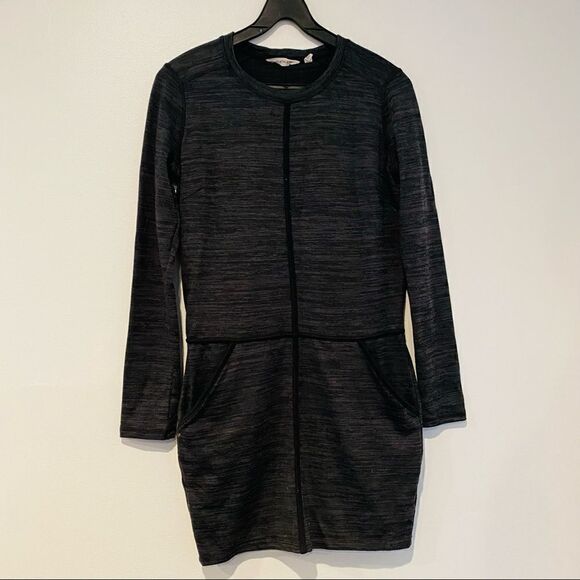 Athleta Destiny Dark Gray Knit Dress Size XS - Picture 2 of 7